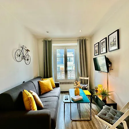 Bright And Stylish For 4 Next Eiffel Tower Apartment *